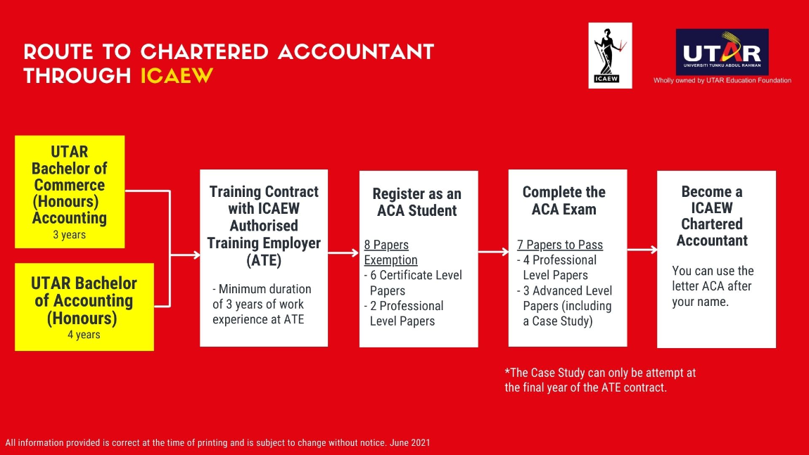 Route to chartered accountant through ACA ICAEW